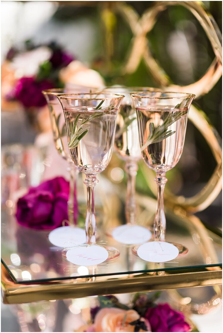 Los Angeles Wedding Blush Champagne Glasses.jpg