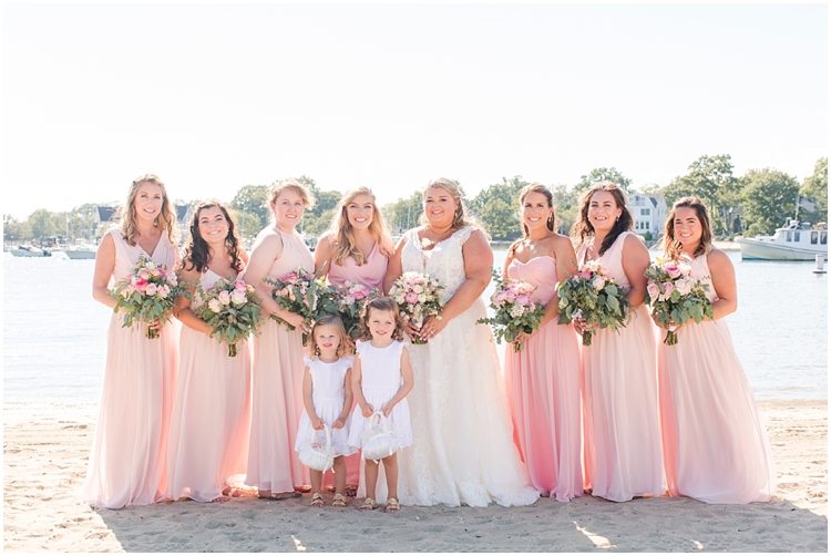 CT Blush Bridesmaid Dresses and Lace Bridesmaid Dress
