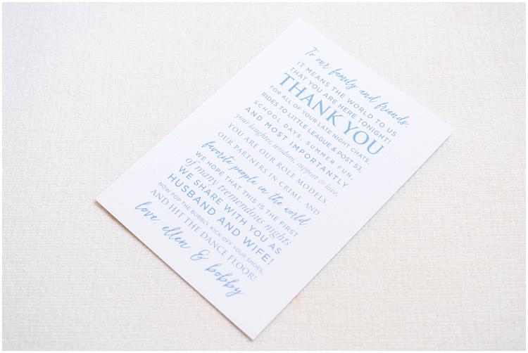 Connecticut Stationery Thank You Notes to Guests