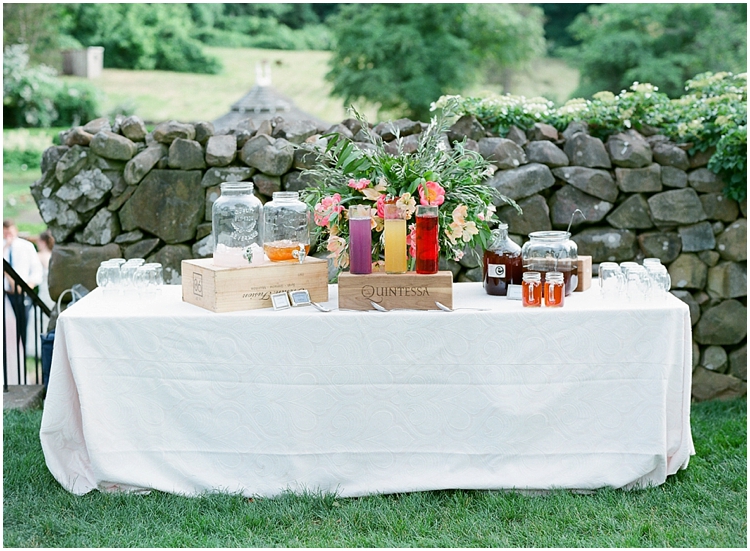 Hill-Stead Museum Summer Wedding Signature Cocktail Table