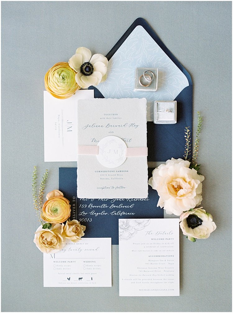 custom handmade paper wedding invitation suite