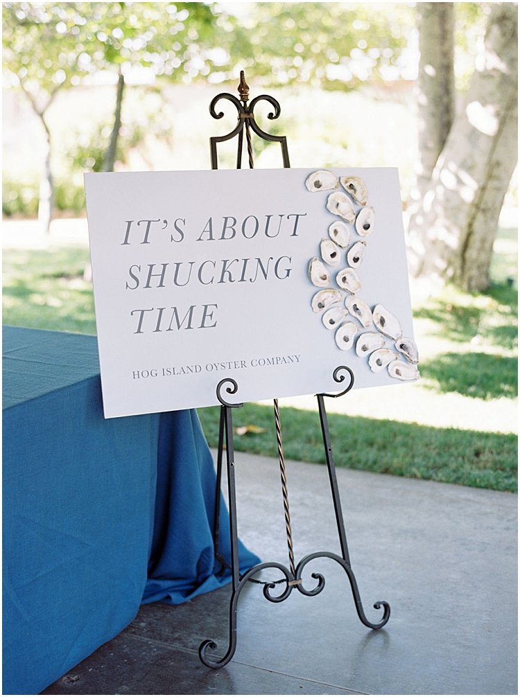 It's About Shucking Time Oyster Wedding Sign