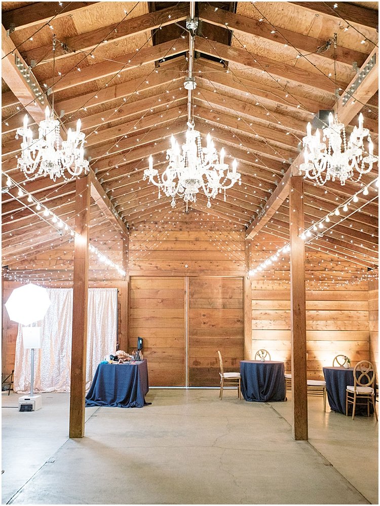 barn wedding chandeliers