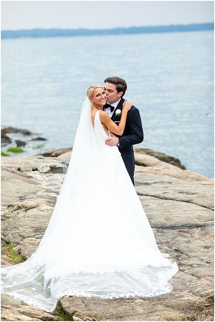 classic new york yacht club wedding bride and groom