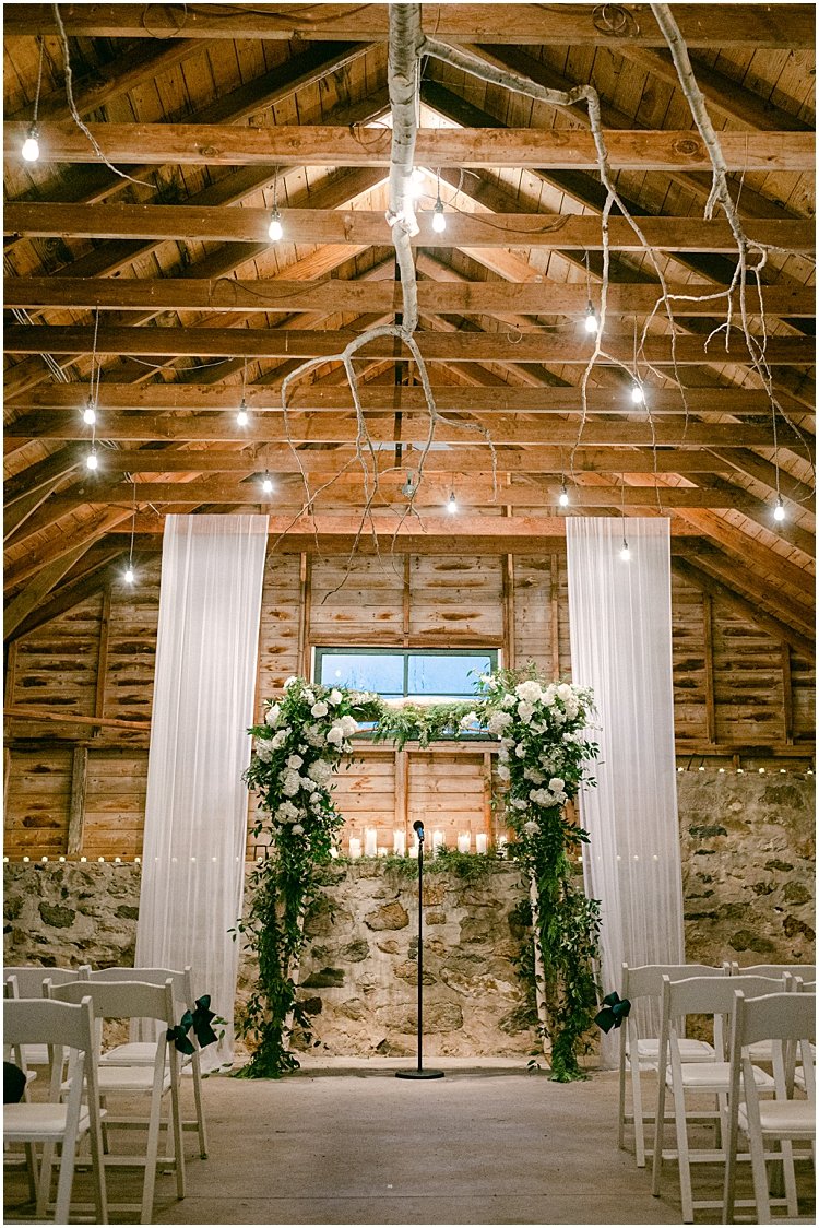 Barn Wedding Ceremony Arch