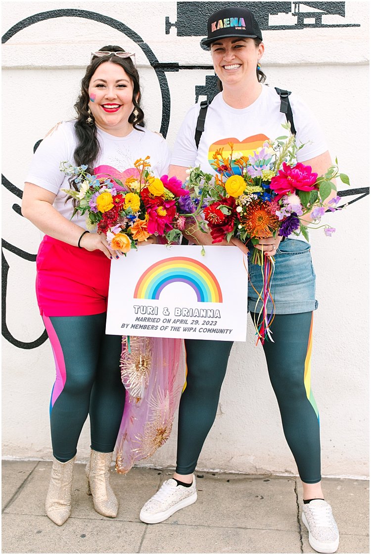 Lesbian Couple Pride Parade